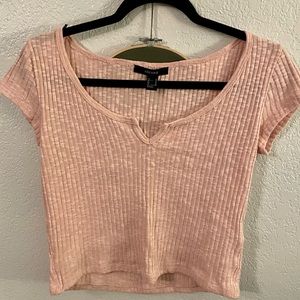 Pink Crop Top